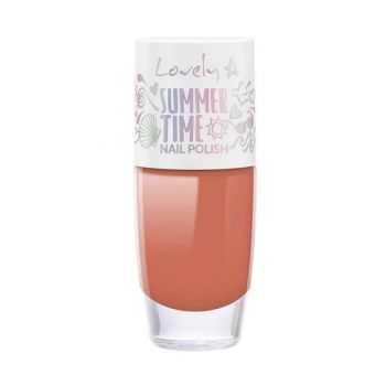 Lac de unghii Lovely Summer Time nr.03, Crem, 8ml Lac de unghii Lovely Summer Time nr.03, Crem, 8ml