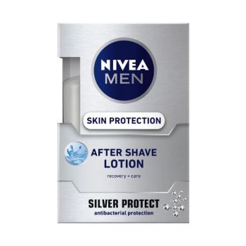 Lotiune dupa Ras - Nivea Men Skin Protection After Shave Lotion Silver Protect, 100 ml Lotiune dupa Ras - Nivea Men Skin Protection After Shave Lotion Silver Protect, 100 ml