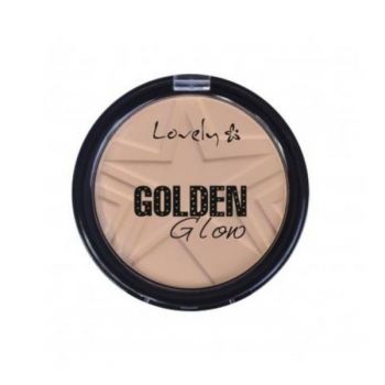 Pudra compacta Lovely Golden Glow nr.02, 10g ieftin