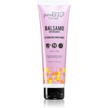 puroBIO Cosmetics Detangling Conditioner balsam revitalizant pentru par usor de pieptanat