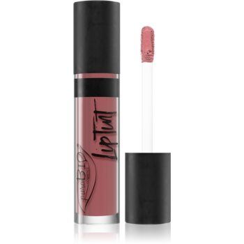 puroBIO Cosmetics Lip Tint ruj de buze lichid, cu finisaj matifiant