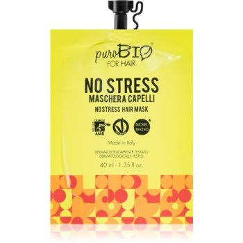puroBIO Cosmetics No Stress Mască de păr cu efect revitalizant