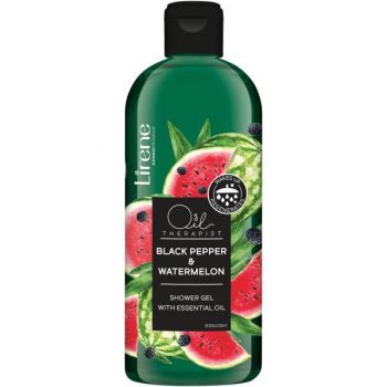 Gel de dus Oil Therapist cu ulei esential de piper negru si pepene verde, 400ml ieftin