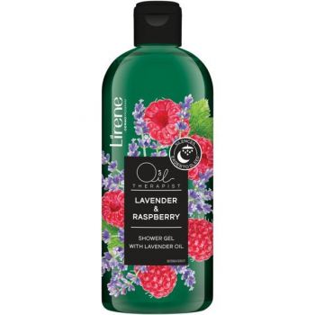 Gel de dus Oil Therapist cu ulei esentjal de lavanda si zmeura , 400ml