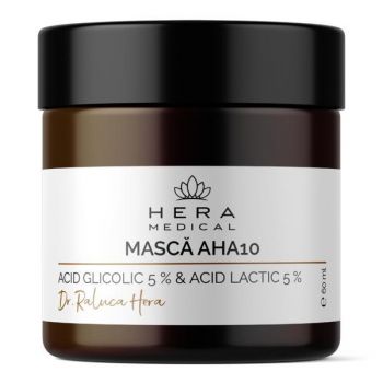 Mască AHA10, Hera Medical by Dr. Raluca Hera Haute Couture Skincare, 60 ml