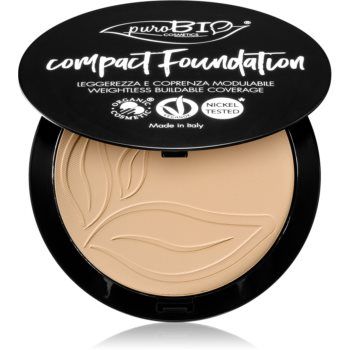 puroBIO Cosmetics Compact Foundation pudra compacta SPF 10