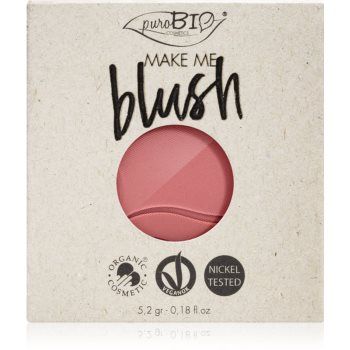 puroBIO Cosmetics Long-lasting Blush Refill Blush rezistent rezerva