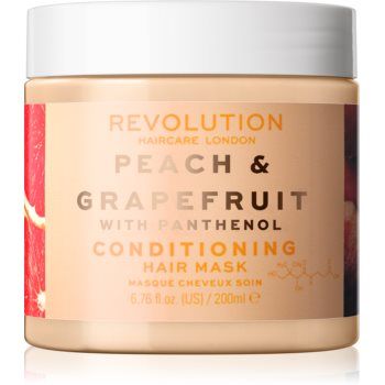Revolution Haircare Hair Mask Peach & Grapefruit masca de hidratare si luminozitate pentru păr