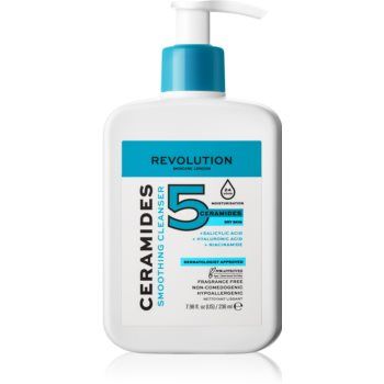 Revolution Skincare Ceramides gel de curățare blând hidrateaza pielea si inchide porii