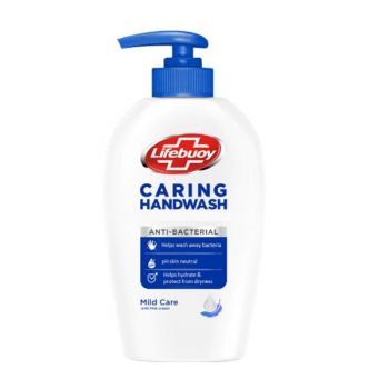 Sapun Lichid Antibacterian - Lifebuoy Caring Handwash Anti-bacterial Mild Care, 250 ml