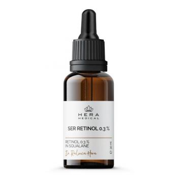 Ser Retinol 0.3%, Hera Medical by Dr. Raluca Hera Haute Couture Skincare, 30 ml la reducere