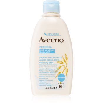 Aveeno Dermexa Daily Emollient Body Wash gel de dus reconfortant