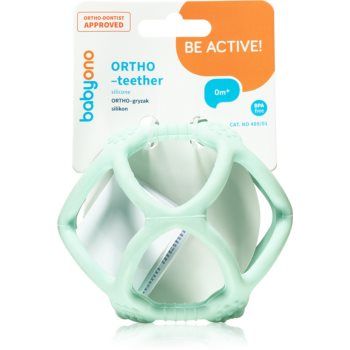 BabyOno Be Active Ortho jucărie pentru dentiție nu conține BPA