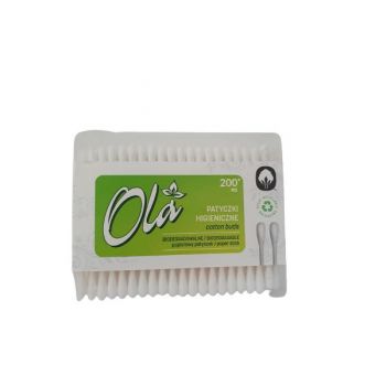 Betisoare Cosmetice din Bumbac - Ola Cosmetic Buds, 200 buc ieftin