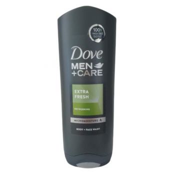 Gel de Dus Foarte Revigorant pentru Barbati - Dove Men +Care Extra Fresh Body and Face Wash, 250 ml