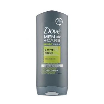 Gel de Dus Sport Revigorant pentru Barbati - Dove Men +Care Sport Active+ Fresh Body and Face Wash, 250 ml