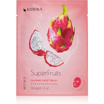 KORIKA SuperFruits Dragon Fruit - Calming Sheet Mask mască textilă calmantă