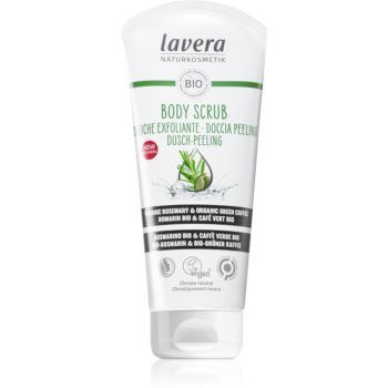 Lavera Bio Rosemary & Bio Green Coffee exfoliant energizant pentru corp