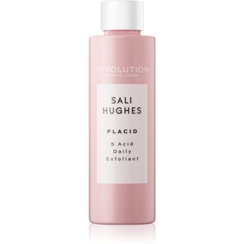 Revolution Skincare X Sali Hughes Placid tonic exfoliant delicat