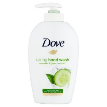 Sapun Lichid Cremos Castravete si Ceai Verde - Dove Caring Hand Wash Go Fresh Cucumber & Grean tea Scent, 250 ml de firma original