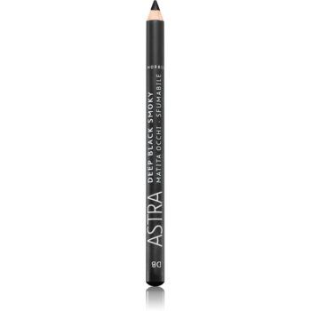 Astra Make-up Deep Black Smoky creion kohl pentru ochi pentru un machiaj fumuriu