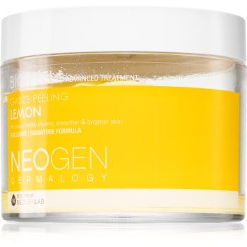 Neogen Dermalogy Bio-Peel+ Gauze Peeling Lemon discuri pentru indepartarea impuritatilor pentru strălucirea și netezirea pielii