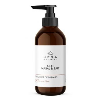 Ulei de Masaj & Baie Trandafir de Damasc, Hera Medical by Dr. Raluca Hera Haute Couture Skincare, 200 ml ieftin