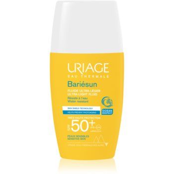 Uriage Bariésun Ultra-Light Fluid SPF 50+ fluid cu o consistenta usoara SPF 50+ de firma originala