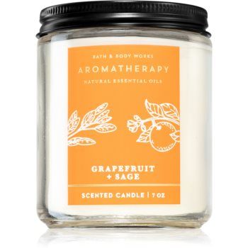 Bath & Body Works Grapefruit + Sage lumânare parfumată