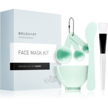 BrushArt Accessories Face mask kit set pentru îngrijirea pielii minty