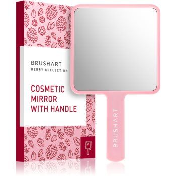 BrushArt Berry Cosmetic mirror with handle oglinda cosmetica