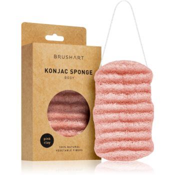 BrushArt Home Salon Konjac sponge burete exfoliant blând pentru corp