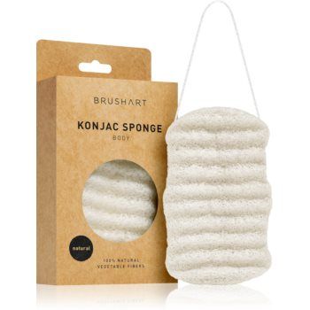 BrushArt Home Salon Konjac sponge burete exfoliant blând pentru corp de firma original