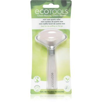 EcoTools Rose Quartz Mini Roller accesoriu de masaj facial