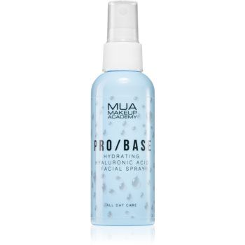 MUA Makeup Academy PRO/BASE Hydra Spray facial pentru fixare machiajului cu acid hialuronic
