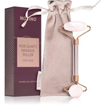 Notino Charm Collection Rose quartz massage roller for face accesoriu de masaj faciale