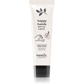 Resibo Happy Hands Green Tea & Peach crema de maini hidratanta de firma originala