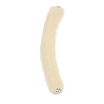 Burete pentru coc cilindric LUNGIME 23 cm cu capsa ,culoare ALBA Burete pentru coc cilindric LUNGIME 23 cm cu capsa ,culoare ALBA
