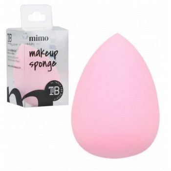 Burete pentru Machiaj Roz Deschis Sub Forma de Lacrima - Mimo Makeup Sponge Water Drop Light Pink 40 x 60 mm, 1 buc ieftin