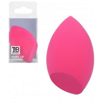 Burete pentru Machiaj Roz Oblic - Mimo Makeup Sponge Olive Oblique Pink 38 x 65 mm, 1 buc