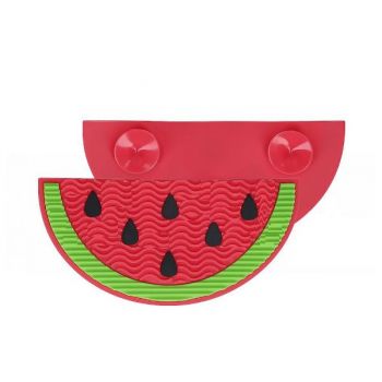 Covoras de Curatare a Pensulelor de Machiaj - Mimo Makeup Brush Cleaning Mat Watermelon, 1 buc