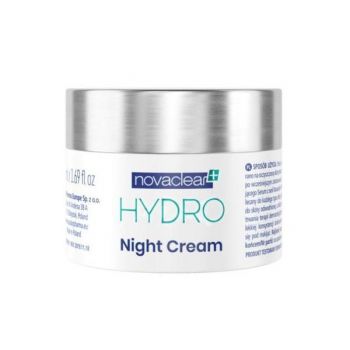 Crema masca de noapte ultrahidratanta cu Acid Hialuronic, Hydro, 50ml