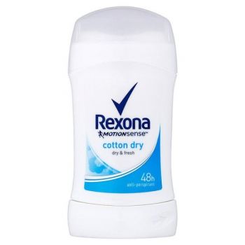 Deodorant Antiperspirant Stick pentru Femei - Rexona MotionSense Cotton Dry 48h, 40ml