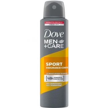 Deodorant Spray Antiperspirant pentru Barbati - Dove Men+Care Sport Endurance+Comfort, 150 ml la reducere