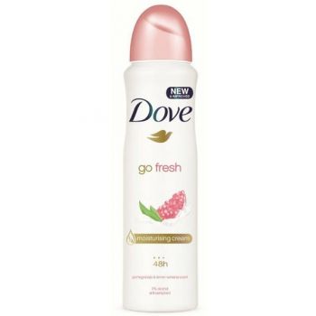 Deodorant Spray Antiperspirant Rodie si Lamaie Verbena - Dove Go Fresh Pomegranate & Lemon Verbena Scent, 150 ml
