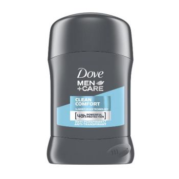 Deodorant Stick Antiperspirant pentru Barbati - Dove Men+Care Clean Comfort, 50 ml