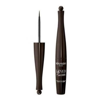 Eyeliner Bourjois Liner Pinceau Waterproof, 03 Gris Minimaliste, 2.5 ml Eyeliner Bourjois Liner Pinceau Waterproof, 03 Gris Minimaliste, 2.5 ml