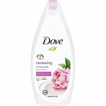 Gel de dus, Dove, Renewing Peony & Rose Oil, 750 ml