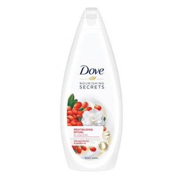 Gel de dus, Dove, Revitalising Ritual, 0 % Sulfat Sles, 250 ml