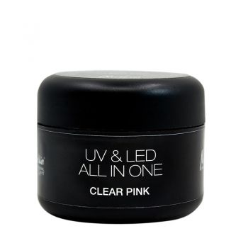 GEL UV & LED ALL IN ONE CLEAR PINK 40ML GEL UV & LED ALL IN ONE CLEAR PINK 40ML
